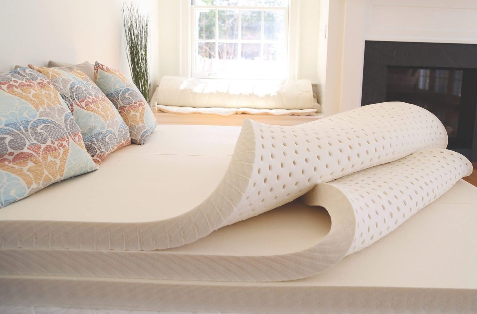 spindle all natural latex mattress