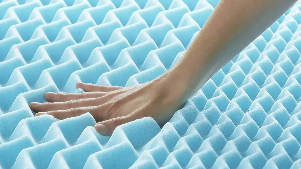 gel foam mattress on massage base